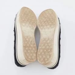 Stella McCartney Black Crochet And Canvas Platform Slip On Sneakers Size 38 For Women 16 Stella McCartney Black Crochet And Canvas Platform Slip On Sneakers Size 38 For Women -Stella McCartney Sales luxury women stella mccartney used shoes p636296 008