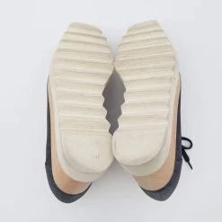 Stella McCartney Metallic Glitter Elyse Platform Derby Sneakers Size 38 For Women -Stella McCartney Sales luxury women stella mccartney used shoes p636363 008