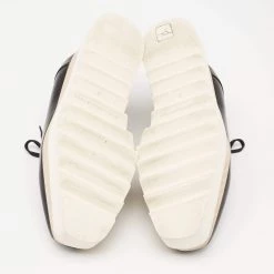 Stella McCartney Black Faux Leather Elyse Platform Wedge Sneakers Size 39 For Women -Stella McCartney Sales luxury women stella mccartney used shoes p641090 007