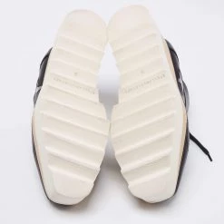 Stella McCartney Black Faux Leather Elyse Star Platform Derby Size 36 For Women -Stella McCartney Sales luxury women stella mccartney used shoes p649871 007