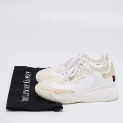 Stella McCartney Tricolor Faux Leather And Faux Suede Loop Raised Low Top Sneakers Size 36 For Women -Stella McCartney Sales luxury women stella mccartney used shoes p652026 009