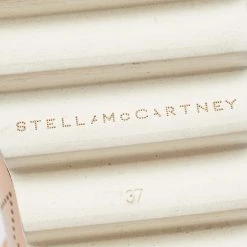 Stella McCartney Metallic Gold Faux Perforated Leather Elyse Star Platform Derby Size 37 For Women 18 Stella McCartney Metallic Gold Faux Perforated Leather Elyse Star Platform Derby Size 37 For Women -Stella McCartney Sales luxury women stella mccartney used shoes p653174 007