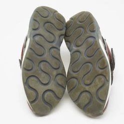 Stella McCartney Multicolor Faux Suede/Croc Embossed Leather Eclypse Velcro Strap Sneakers Size 40 For Women -Stella McCartney Sales luxury women stella mccartney used shoes p656723 008