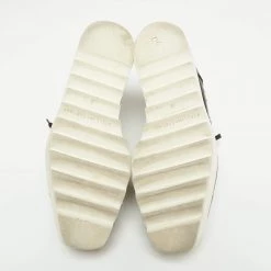 Stella McCartney Black/Brown Studded Appliquéd Faux Leather Platform Lace Up Derby Size 39 For Women -Stella McCartney Sales luxury women stella mccartney used shoes p663031 004