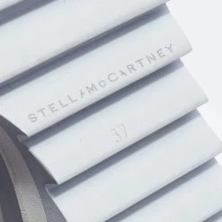 Stella McCartney Blue/Red Fabric Striped Platform Sandals Size 37 For Women -Stella McCartney Sales luxury women stella mccartney used shoes p664364 008