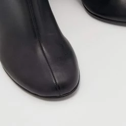 Stella McCartney Black Faux Leather Tortoise Block Heel "Percy" Ankle Boots Size 37 For Women 17 Stella McCartney Black Faux Leather Tortoise Block Heel "Percy" Ankle Boots Size 37 For Women -Stella McCartney Sales luxury women stella mccartney used shoes p666314 006