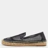 Stella McCartney Black Faux Leather And Mesh Sheer Panel Espadrilles Size 38 For Women 1 Stella McCartney Black Faux Leather And Mesh Sheer Panel Espadrilles Size 38 For Women -Stella McCartney Sales luxury women stella mccartney used shoes p666461 002