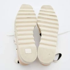 Stella McCartney White Faux Leather Elyse Cut Out Platform Lace Up Derby Size 40 For Women 16 Stella McCartney White Faux Leather Elyse Cut Out Platform Lace Up Derby Size 40 For Women -Stella McCartney Sales luxury women stella mccartney used shoes p668357 1656654518 008