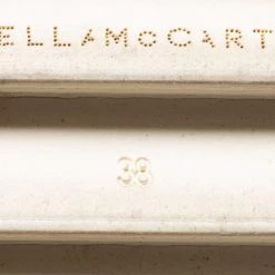 Stella McCartney Silver/White Faux Patent And Faux Leather Elyse Star Platform Lace Up Sneakers Size 38 For Women -Stella McCartney Sales luxury women stella mccartney used shoes p668862 003