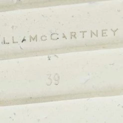 Stella McCartney White/Beige Canvas And Cotton Blend Gaia Ankle Wrap Espadrilles Sandals Size 39 For Women -Stella McCartney Sales luxury women stella mccartney used shoes p669095 003