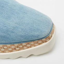 Stella McCartney Blue Cut Out Denim Elyse Platform Derby Sneakers Size 39 For Women 17 Stella McCartney Blue Cut Out Denim Elyse Platform Derby Sneakers Size 39 For Women -Stella McCartney Sales luxury women stella mccartney used shoes p670249 008