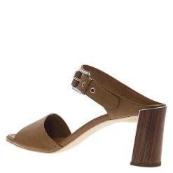 Stella McCartney Brown Faux Leather Buckle Mules Size 40.5 For Women -Stella McCartney Sales luxury women stella mccartney used shoes p67054 0003
