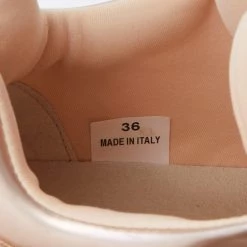 Stella McCartney Metallic Rose Gold Faux Leather Eclypse Sneakers Size 36 For Women -Stella McCartney Sales luxury women stella mccartney used shoes p677570 009