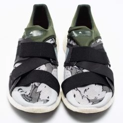 Stella McCartney X Adidas Multicolor Leather And Fabric Slip On Sneakers Size 40.5 For Women -Stella McCartney Sales luxury women stella mccartney used shoes p678938 006