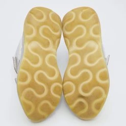 Stella McCartney White/Silver Faux Leather And Faux Suede Eclypse Velcro Sneakers Size 37 For Women -Stella McCartney Sales luxury women stella mccartney used shoes p680949 008