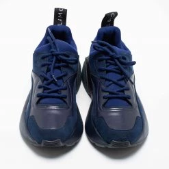 Stella McCartney Two-Tone Faux Leather, Faux Suede And Neoprene Eclypse Low-Top Sneakers Size 40 For Women -Stella McCartney Sales luxury women stella mccartney used shoes p684110 003