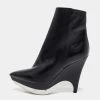 Stella McCartney Black Leather Ankle Boots Size 41 For Women -Stella McCartney Sales luxury women stella mccartney used shoes p685911 001