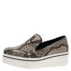 Stella McCartney Grey Faux Python Creeper Platform Sneakers Size 38 For Women -Stella McCartney Sales luxury women stella mccartney used shoes p73905 001