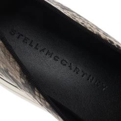 Stella McCartney Grey Faux Python Creeper Platform Sneakers Size 38 For Women -Stella McCartney Sales luxury women stella mccartney used shoes p73905 007