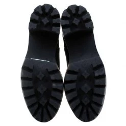 Stella McCartney Black Faux Leather Hadley Platform Ankle Boots Size 40 For Women -Stella McCartney Sales luxury women stella mccartney used shoes p79603 007