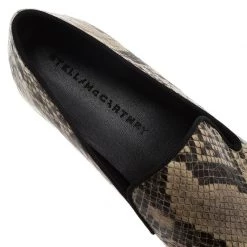 Stella McCartney Beige Faux Python Platform Slip On Sneakers Size 40 For Women -Stella McCartney Sales luxury women stella mccartney used shoes p79837 007