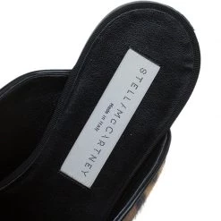 Stella McCartney Leopard Print Faux Fur Mules Size 35 For Women -Stella McCartney Sales luxury women stella mccartney used shoes p87524 0007