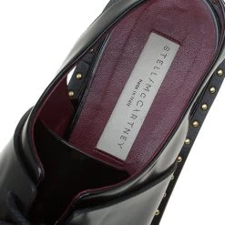 Stella McCartney Black Faux Leather Slingback Oxfords Size 39 For Women -Stella McCartney Sales luxury women stella mccartney used shoes p87527 007