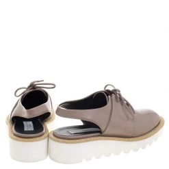 Stella McCartney Beige Faux Leather Slingback Oxfords Size 37 For Women -Stella McCartney Sales luxury women stella mccartney used shoes p97539 0005