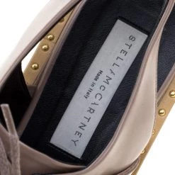 Stella McCartney Beige Faux Leather Slingback Oxfords Size 37 For Women -Stella McCartney Sales luxury women stella mccartney used shoes p97539 0007