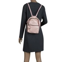 Stella McCartney Pink Faux Leather Falabella Backpack For Women -Stella McCartney Sales luxury women stella mccartney used travel p108633 002