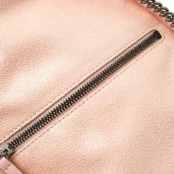 Stella McCartney Pink Faux Leather Falabella Backpack For Women -Stella McCartney Sales luxury women stella mccartney used travel p108633 005