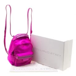 Stella McCartney Dark Pink Nylon Falabella Backpack For Women -Stella McCartney Sales luxury women stella mccartney used travel p194161 008