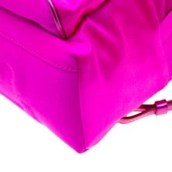 Stella McCartney Dark Pink Nylon Falabella Backpack For Women -Stella McCartney Sales luxury women stella mccartney used travel p194161 009