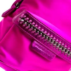 Stella McCartney Dark Pink Nylon Falabella Backpack For Women -Stella McCartney Sales luxury women stella mccartney used travel p194161 1556694372 013