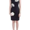 Stella McCartney Black Cotton Stretch Crochet Applique Detail Sleeveless Pencil Dress M For Women -Stella McCartney Sales luxury women used clothes p204671 006