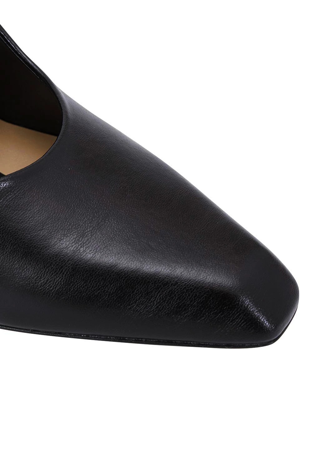 Stella McCartney Black Faux Leather Wooden Heel Pumps Size 38.5 For Women 8 Stella McCartney Black Faux Leather Wooden Heel Pumps Size 38.5 For Women - Image 6